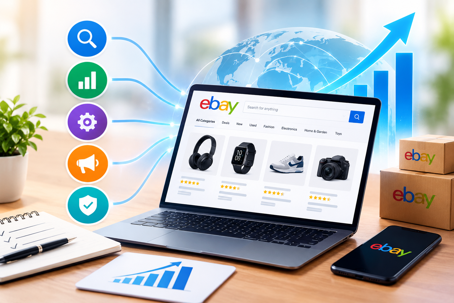 eBay služby ponúk a viditeľnosť produktov 2026–2027